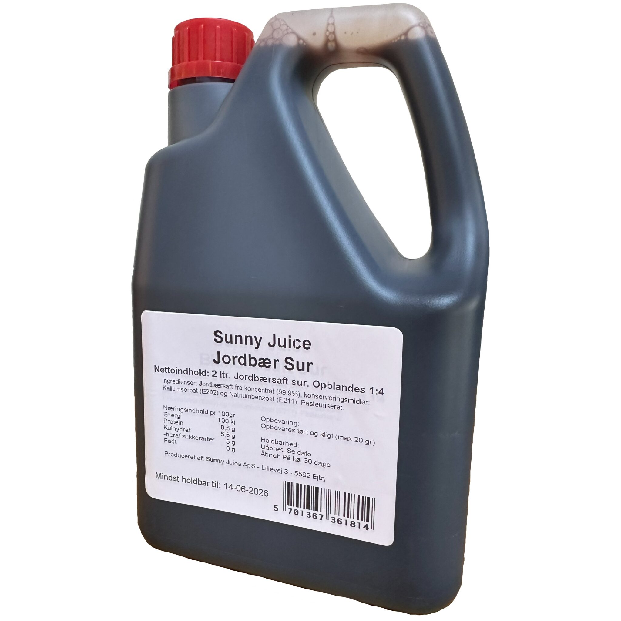 Jordbær sur 1+4 2 Ltr.