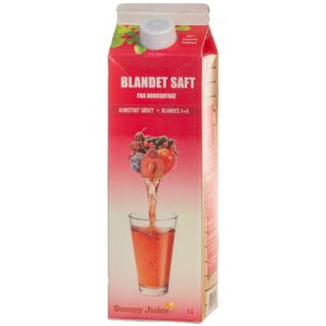 Blandet saft Kunstig sødet 1+4
