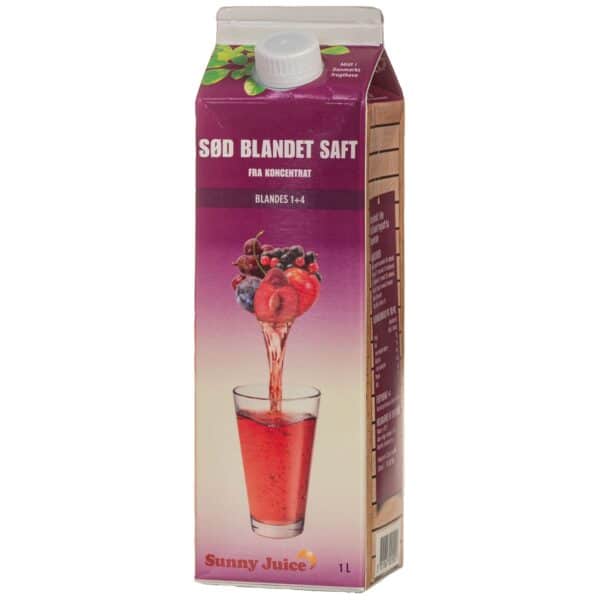 Sød blandet saft 1+4